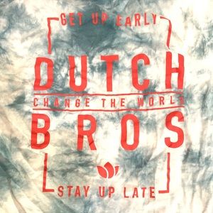 DUTCH BROS BLUE TIE DYE TEE